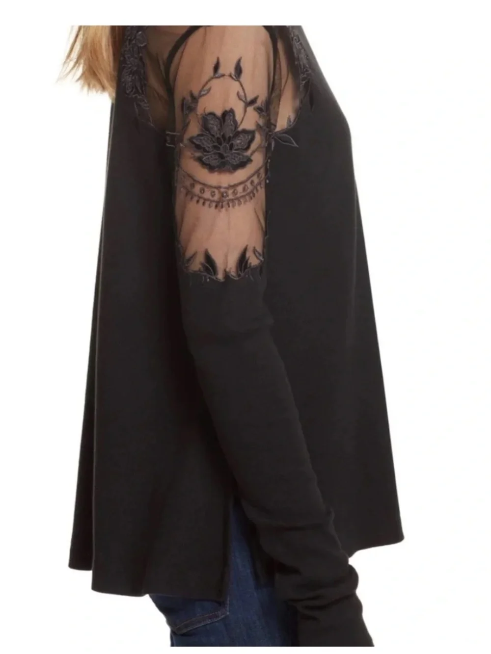 FREE PEOPLE - Black Daniella Top | Size Small